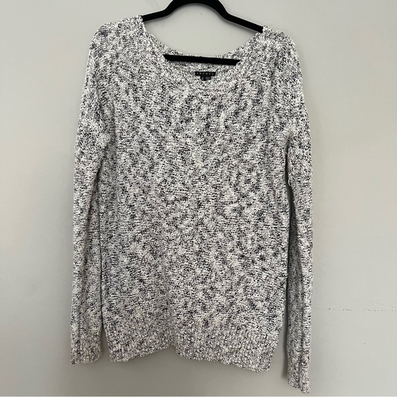 Theory FRETTA B OCEAN TWEED Sweater Large - Picture 3 of 9